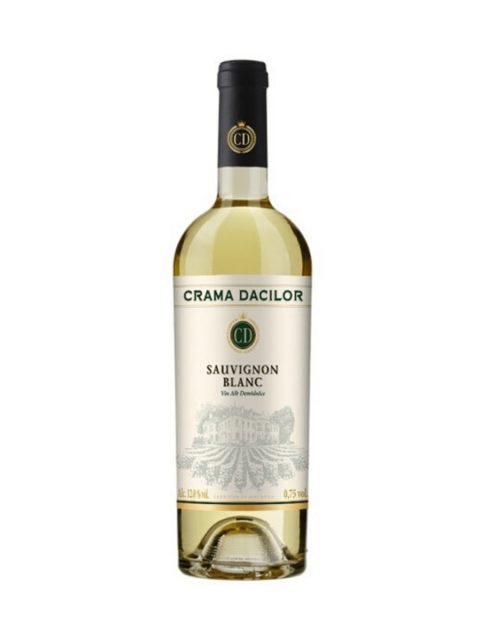 Vin Alb Demisec Crama Dacilor Sauvignon Blanc, 75 cl