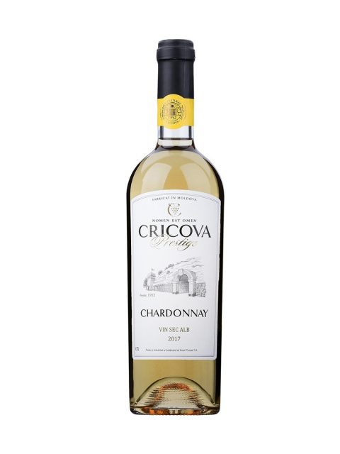 Vin Alb Sec Cricova Prestige Chardonnay, 75 cl