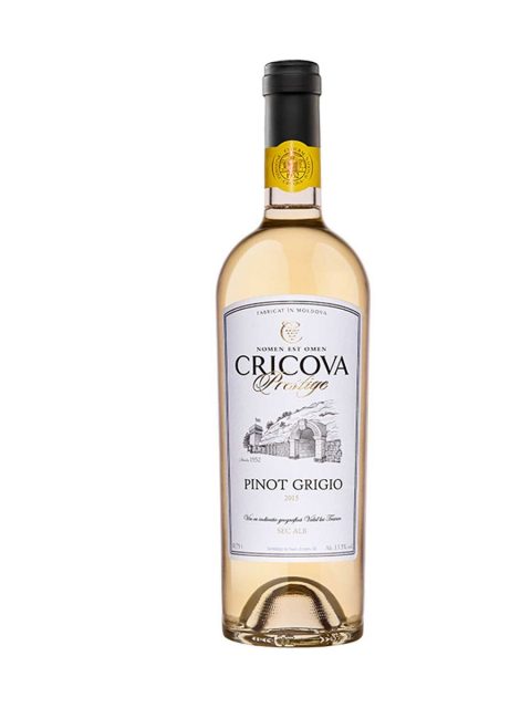 Vin Alb Sec Cricova Prestige Pinot Grigio, 75 cl