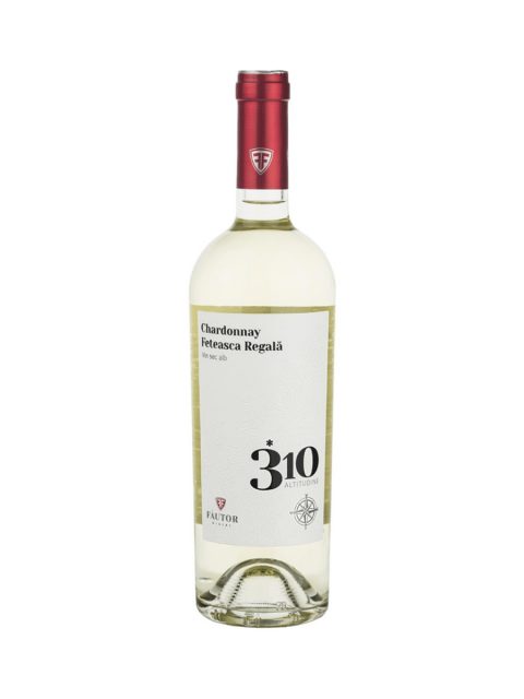 Vin Alb Sec Fautor 310 Altitudine Chardonnay & Feteasca Regala, 75 cl