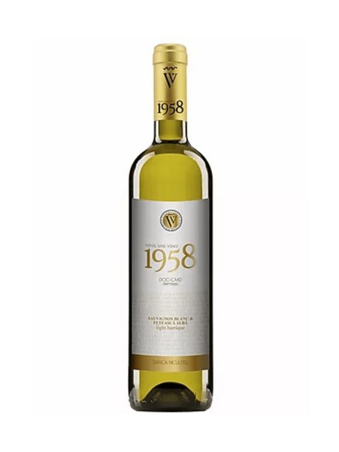 Vin Alb Demisec Sarica Niculitel 1958 Sauvignon Blanc & Feteasca Alba, 75 cl